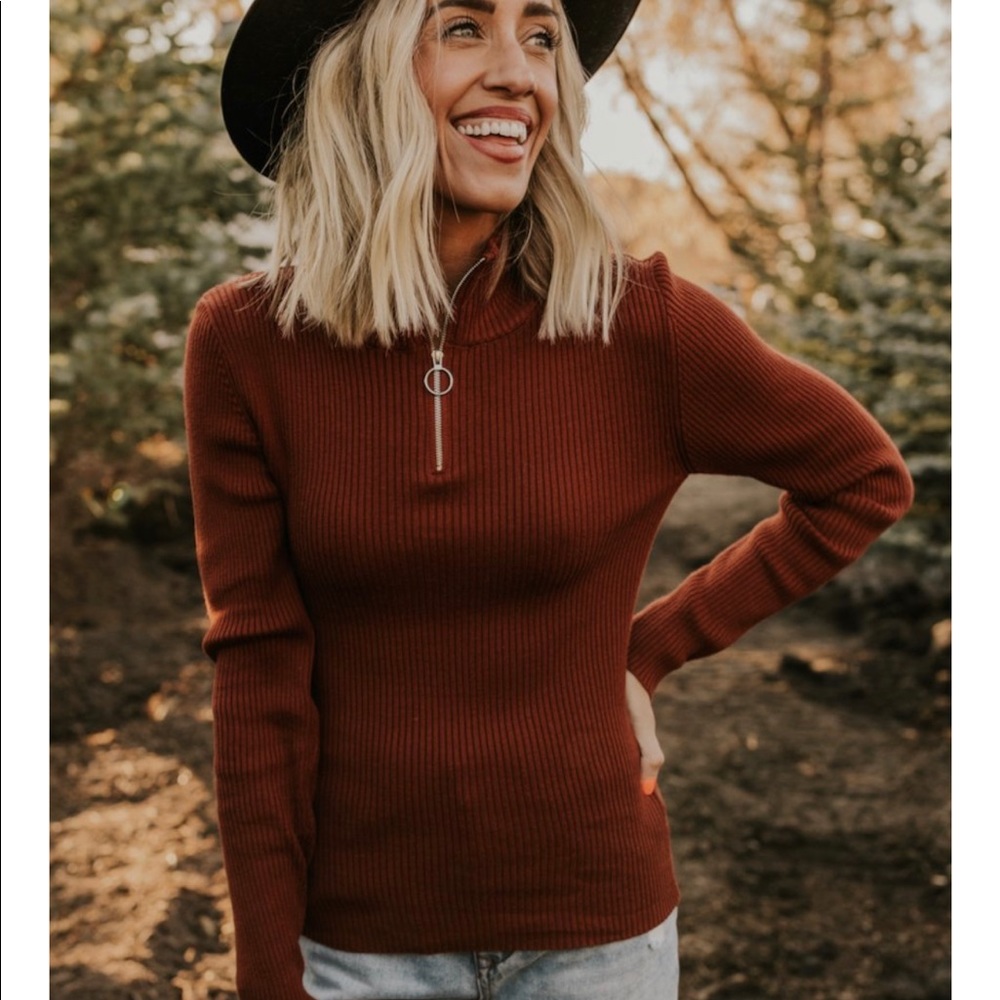 Roolee Mistletoe Quarter Zip Long Sleeve